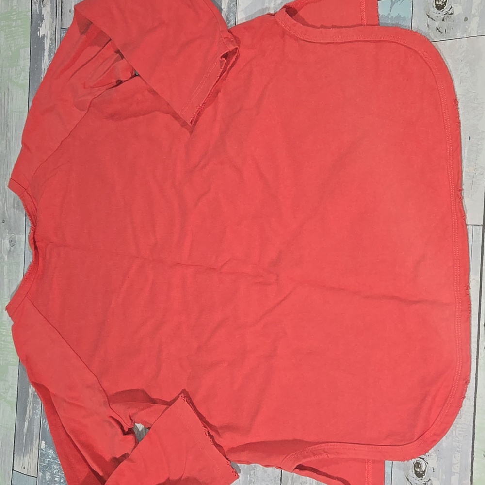 Coral Jaded Gypsy Shirt/Top Sz Large - Picture 6 of 6